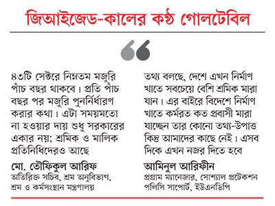 শ্রমিকের সামাজিক সুরক্ষায় সমন্বিত উদ্যোগ প্রয়োজন